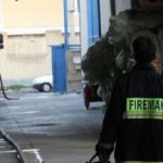 آتش سوزی در انبار پسماند یک کارخانه پتروشیمی در گلپایگان مهار شد +فیلم