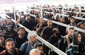مرز مهران برای ورود به عراق بسته می‌شود
